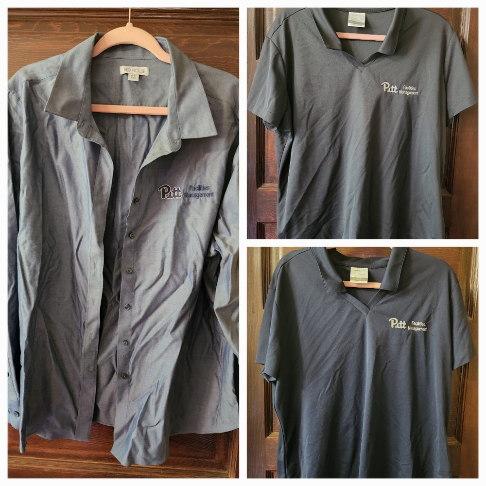 University of Pittsburgh Polos and Button up